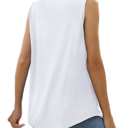 Ruched Square Neck Tank