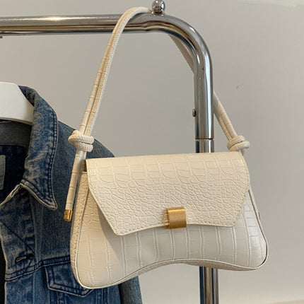 PU Leather Texture Crossbody Bag