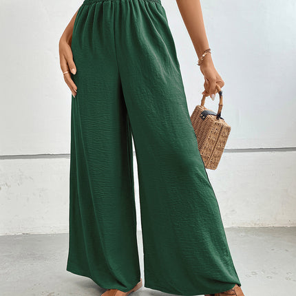 Perfee Wide Leg Pants with Pockets