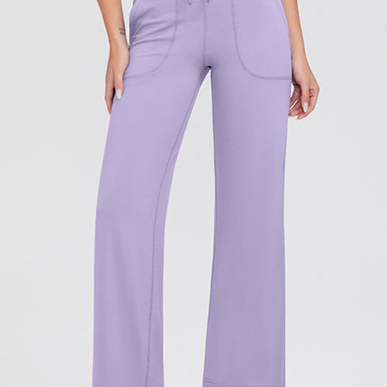 Basic Bae Full Size Drawstring High Waist Pants with Pockets