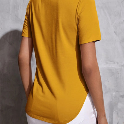 Round Neck Short Sleeve T-Shirt