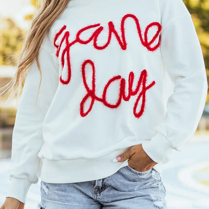 Round Neck Long Sleeve Sweatshirt