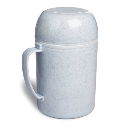 Brentwood 1.2 Liter Wide Mouth Glass Vacuum/Foam Insulated Food Thermos