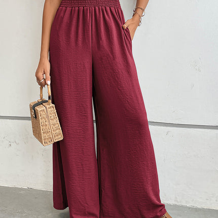 Perfee Wide Leg Pants with Pockets