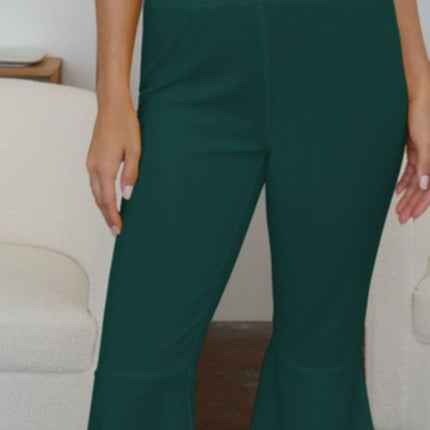 High-Low Bootcut Pants