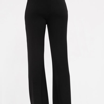 Mono B Cross Pleat Flare Pants