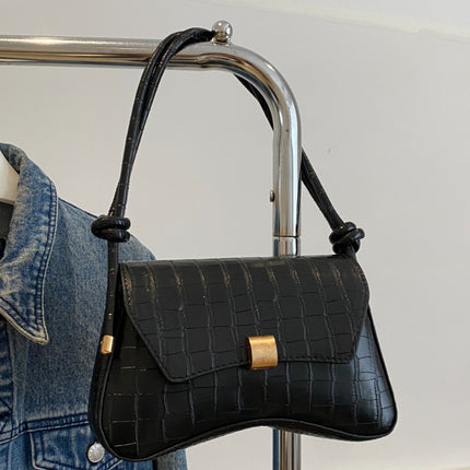 PU Leather Texture Crossbody Bag
