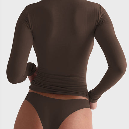 Turtleneck Long Sleeve T-Shirt