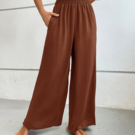 Perfee Wide Leg Pants with Pockets