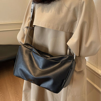 PU Leather Adjustable Strap Crossbody Bag