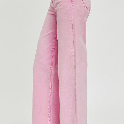 RISEN High Rise Wide Leg Jeans