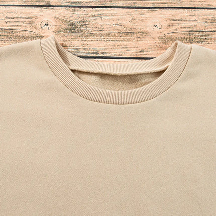 Round Neck Long Sleeve Sweatshirt