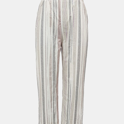 Striped Pants with Pockets