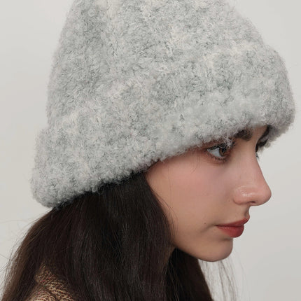 Solid Color Thermal Knit Hat