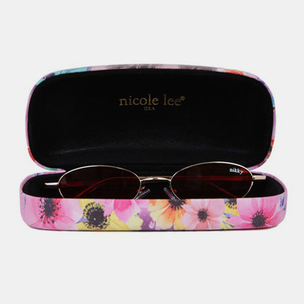Nicole Lee USA Metal Frame Finley Oval Sunglasses
