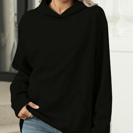 Pocketed Long Sleeve Hoodie