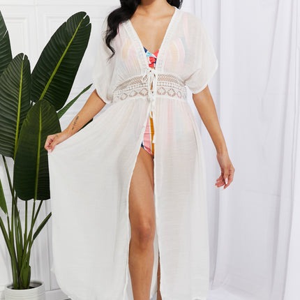 Marina West Swim Sun Goddess Tied Maxi Cover-Up