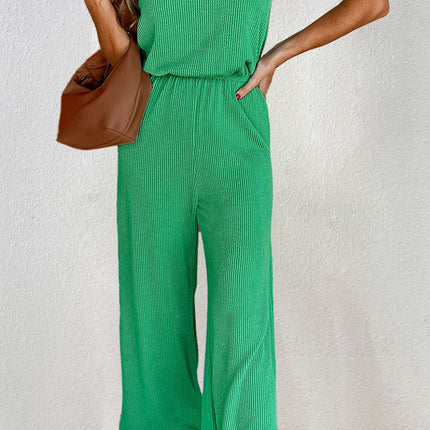 Tube Wide Leg Jumpsuit