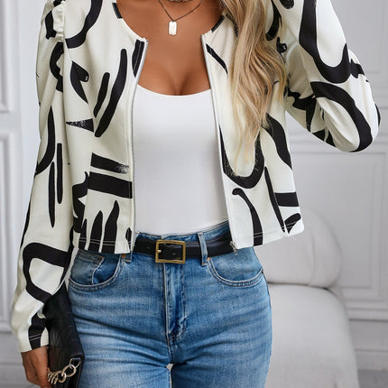 Zip Up Long Sleeve Jacket