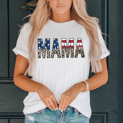 MAMA Round Neck Short Sleeve T-Shirt - Vickie Lynn's