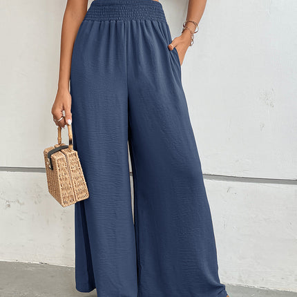 Perfee Wide Leg Pants with Pockets