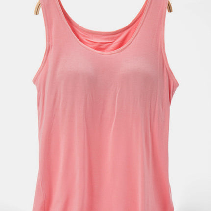 Scoop Neck Wide Strap Tank