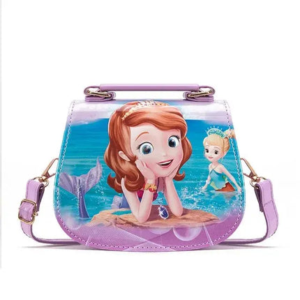 Disney Frozen 2 Elsa Anna Princess Children's Toys Shoulder Bag Girl Sofia Princess Baby Handbag Kid Fashion Shopping Bag Gi