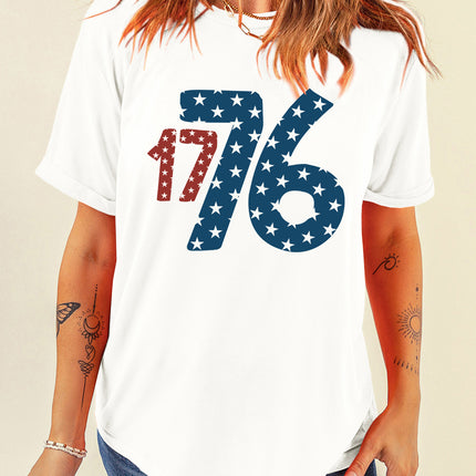 1776 Round Neck Short Sleeve T-Shirt