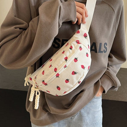 Printed Adjustable Strap Sling Bag