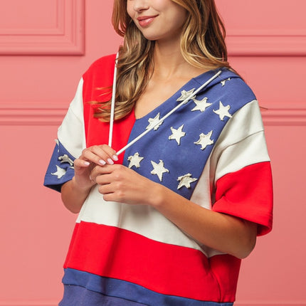 BiBi American Flag Theme Hoodie