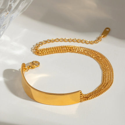 18K Gold-Plated Stainless Steel Bracelet