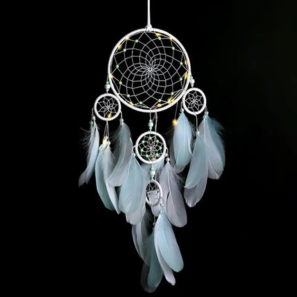 2023 New Dream catchers Retro 5 Ring Dream Catchers Home Decoration Indians Natural Stone Tree of Life Dreamcatcher Wall Hanging