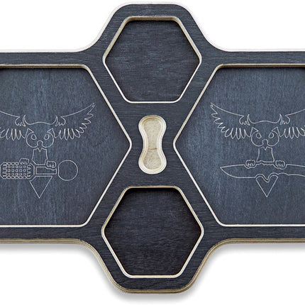 Tray Hex Black