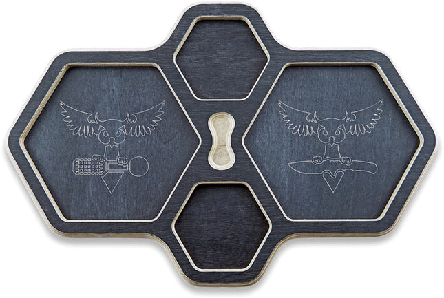Tray Hex Black