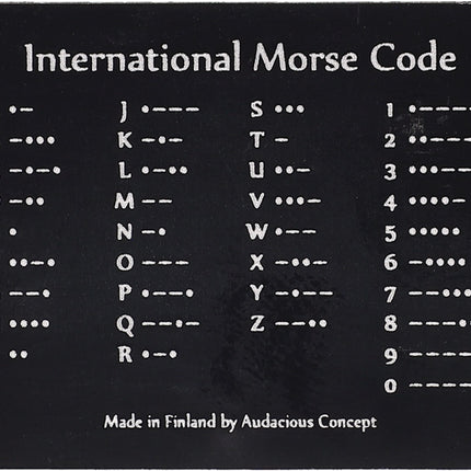Morse Code Patch