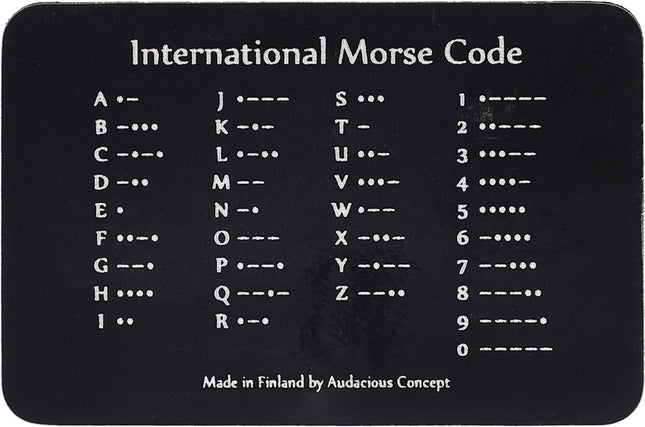 Morse Code Patch