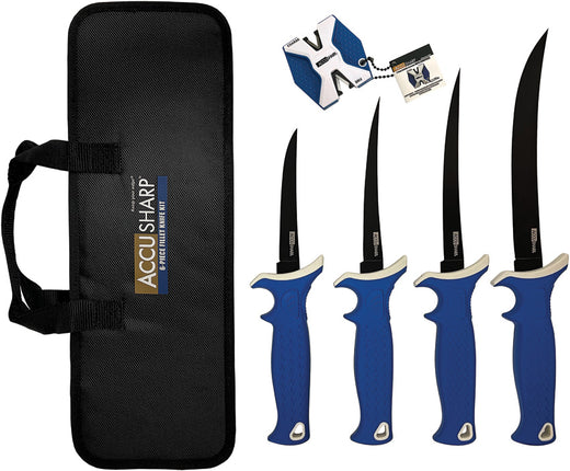 Six Piece Fillet Knife Kit