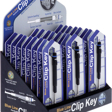 Blue Line Clip Key Display