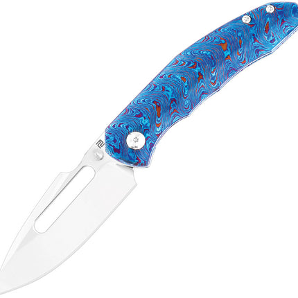 Boa Framelock Blue Timascus