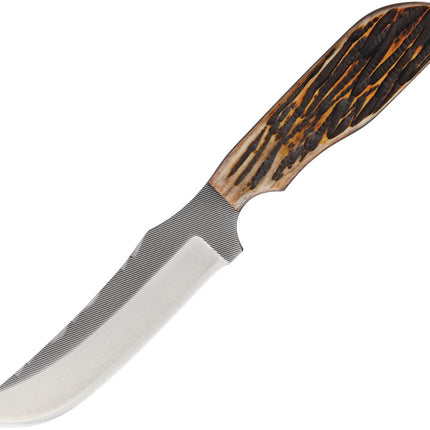 Fixed Blade Amber Bone