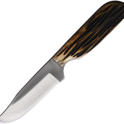 Fixed Blade Amber Bone