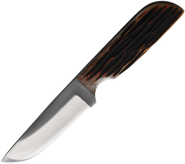 Fixed Blade Amber Bone