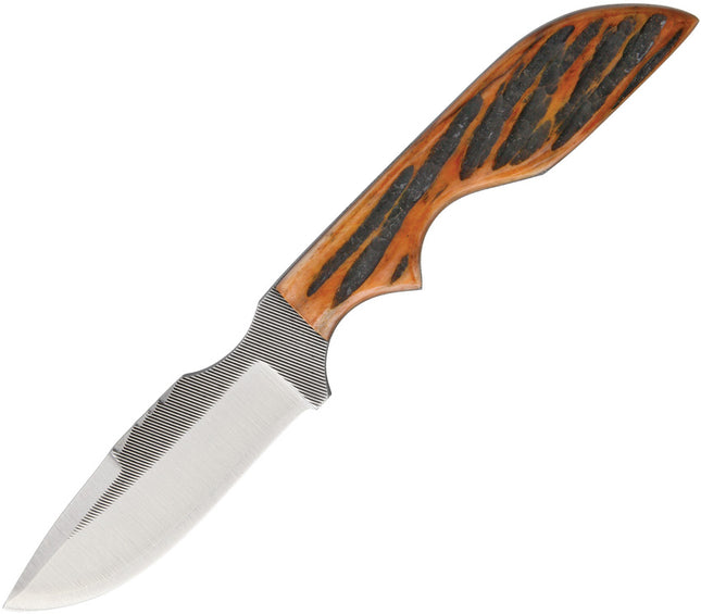 Fixed Blade Amber Bone