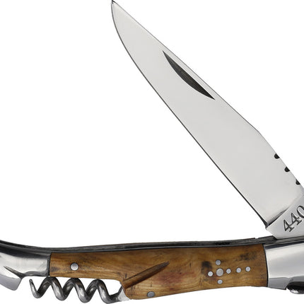 Laguiole Corkscrew Folder Oliv