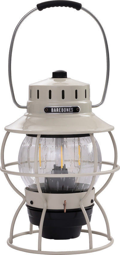 Railroad Lantern Vintage White