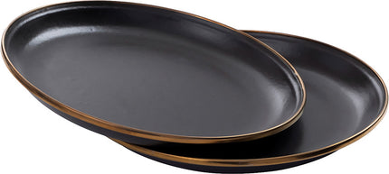 Enamel Salad Plate Set