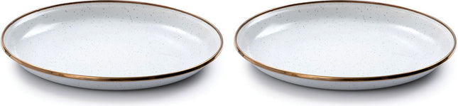Enamel Salad Plate Set