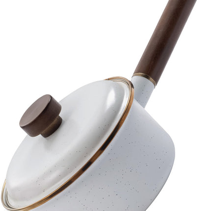 Enamel Saucepan Eggshell