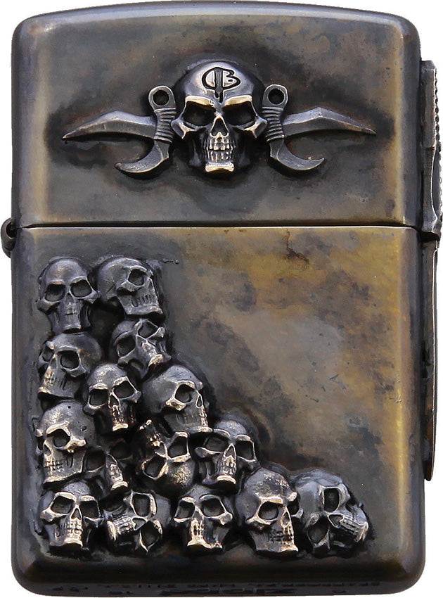 Skulls Zippo Lighter Double