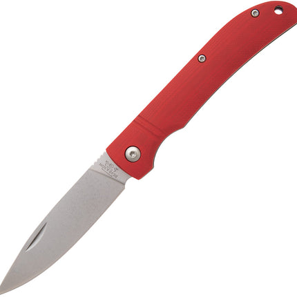 Drop Point Slip Joint Red